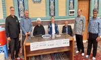 برپایی میز خدمت در نمازجمعه شهر ماهنشان